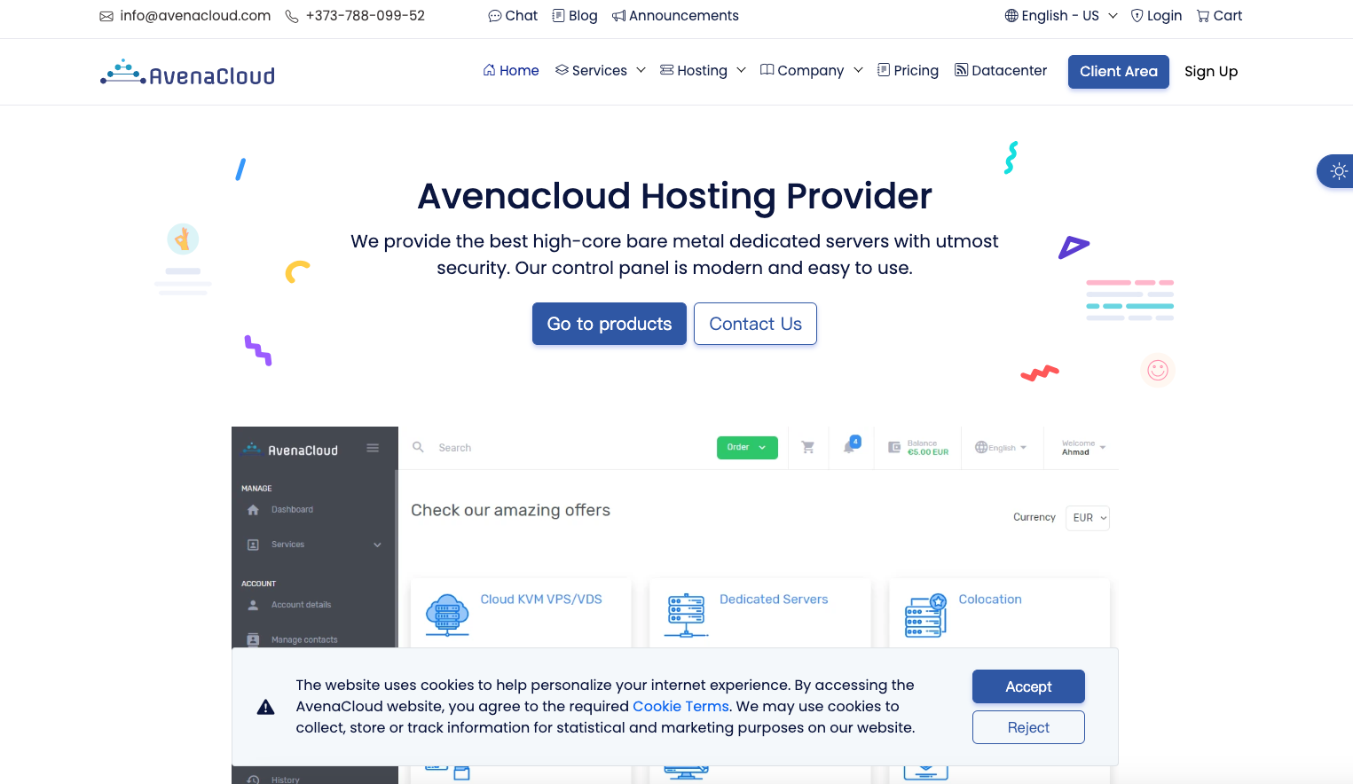 VPS for € 19.15/Year "Unlocking Affordable Excellence — AvenaCloud's Cutting-Edge Hosting Services"