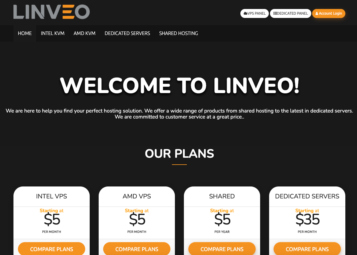 linveo.com - AMD Ryzen 7950X KVM VPS with NVMe disk from $15/year - Now with 10gbit in Texas!
